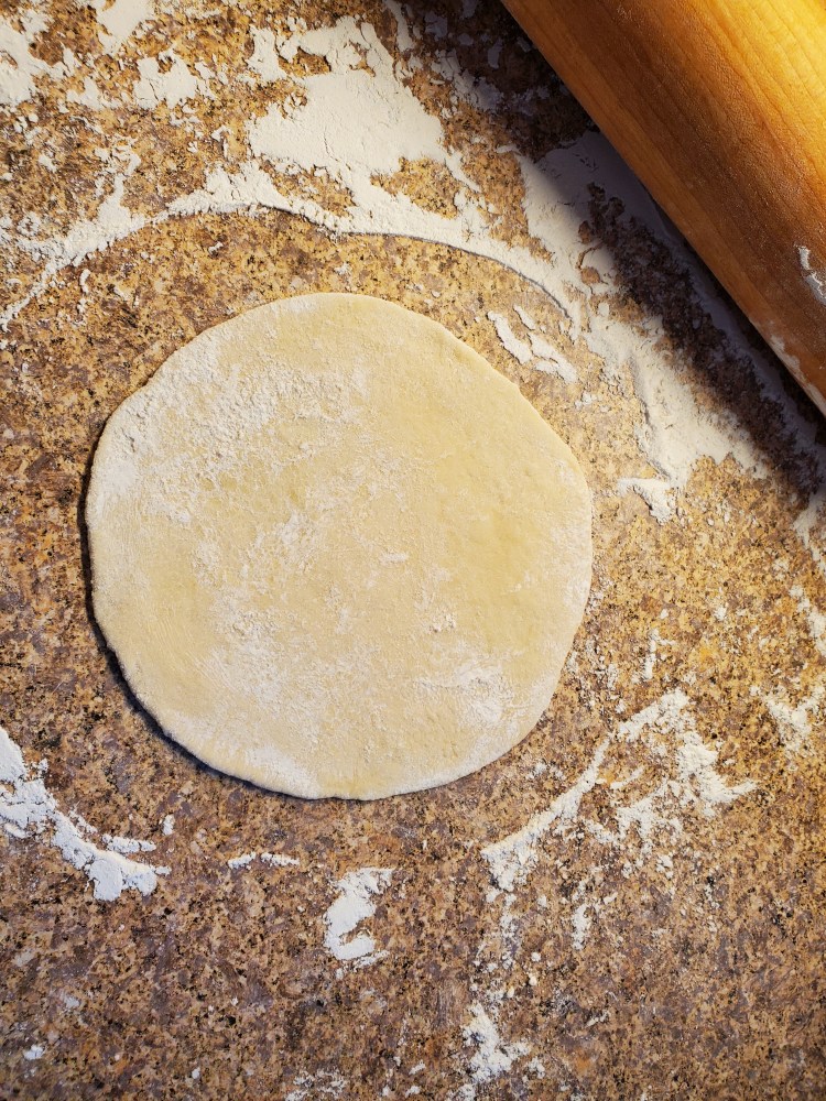 Rolled out Dough Ball